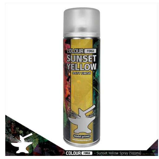 Colour Forge Spray: Sunset Yellow
