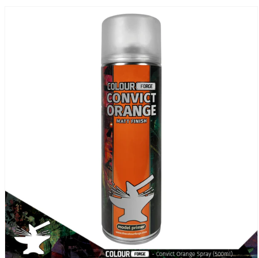 Colour Forge Spray: Convict Orange