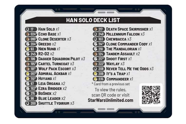 Star Wars Unlimited: Jump to Lightspeed Starter Deck