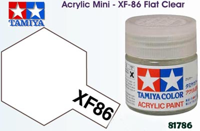 Tamiya XF Paint - Flat Clear Mini