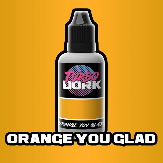 Turbo Dork Metallic Paints - Orange You Glad Metallic Acrylic Paint