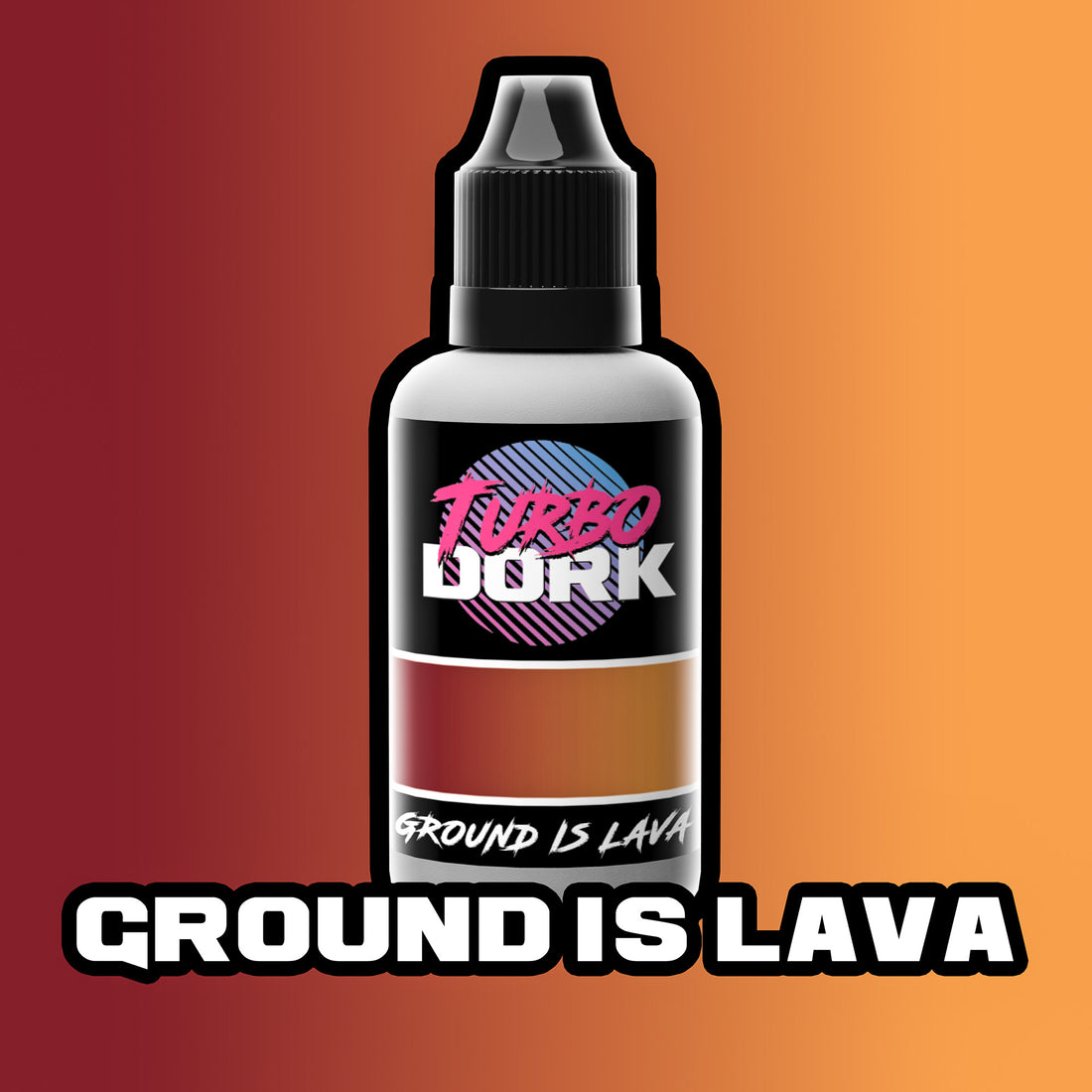 Turbo Dork Metallic Paints - Ground Is Lava Turboshift Acrylic Paint