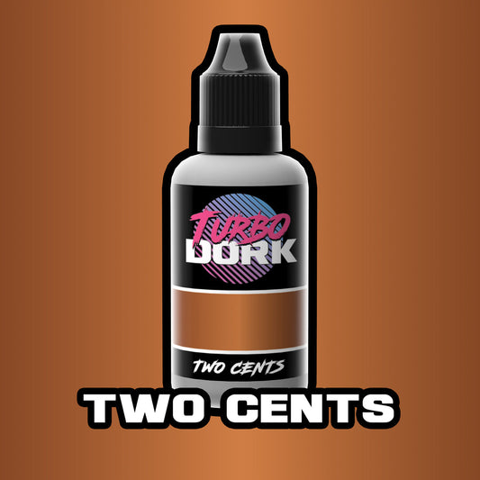 Turbo Dork Metallic Paints - Two Cents Metallic Acrylic Paint