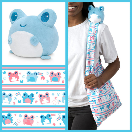Plushie Tote: Trans Frog