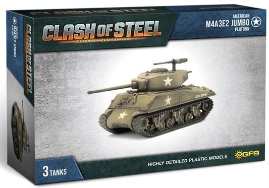 American: M4A3E2 Jumbo Platoon (x3 Plastic)