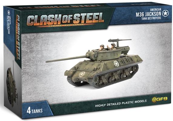 American: M36 Jackson Tank Destroyers (x4 Plastic)