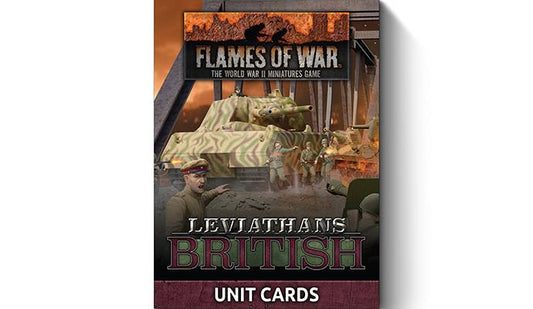 Flames of War: Late War Leviathans British Unit Cards
