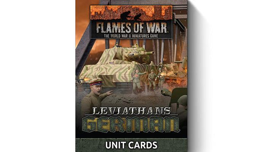 Flames of War: Late War Leviathans German Unit Cards