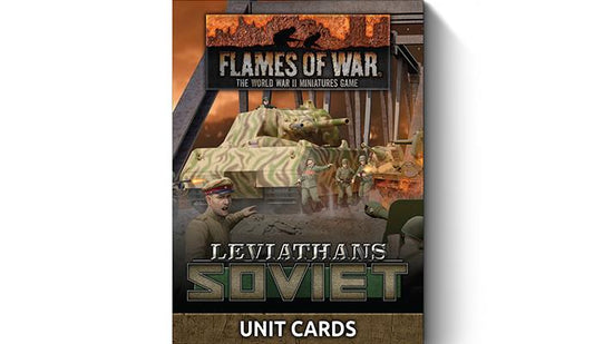 Flames of War: Late War Leviathans Soviet Unit Cards