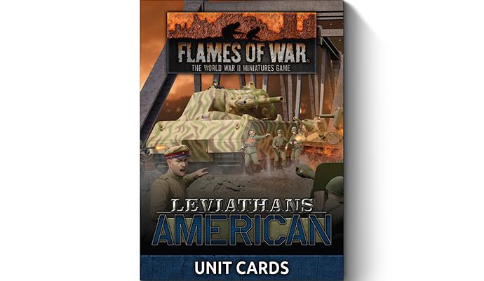 Flames of War: Late War Leviathans American Unit Cards