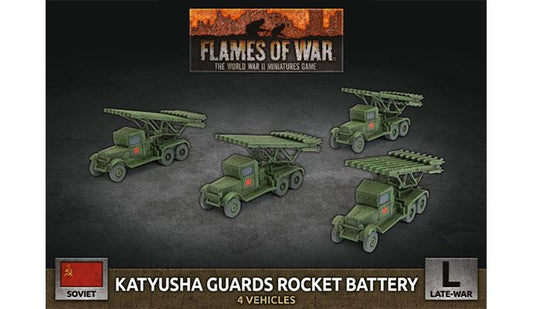 Soviet Katyusha Guards Rocket Battery (LW x4 Tanks Plastic)