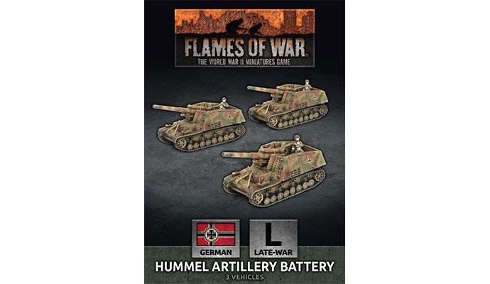 German Hummel Artillery Battery (Late war x3 Tanks)