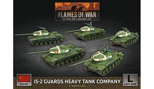 Soviet IS-2 Guards Heavy Tank Company (LW x5  Tanks Plastic)