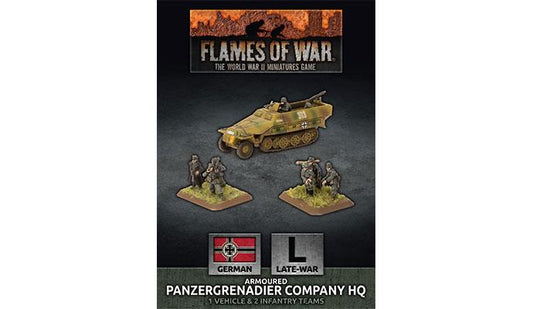 German Armoured Panzergrenadier Company HQ (Late War Plastic)