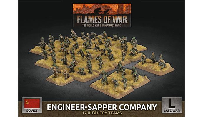 Soviet Engineer-Sapper Company (Late War x67 Figures  Plastic)