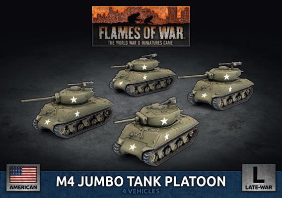 American M4 Jumbo Tank Platoon