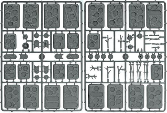 Plastic Bases - Rural (x9 Small x16 Medium)