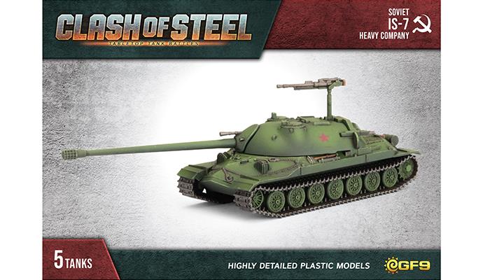 Clash of Steel: IS-7 Heavy Tank Company (x5 Plastic)