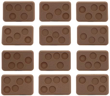 FOW: Medium Bases - 5 holes (x28 Bases)