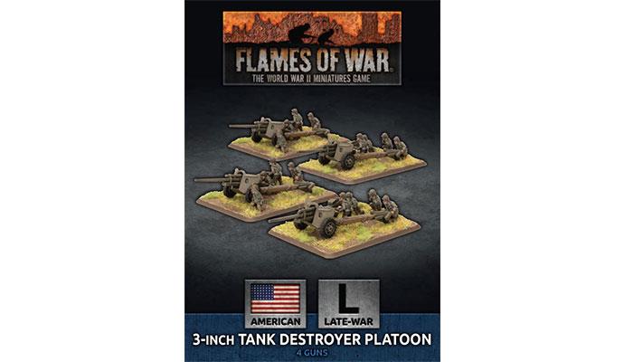 American 3 inch Towed Tank Destroyer Platoon (Late War x4 Guns)