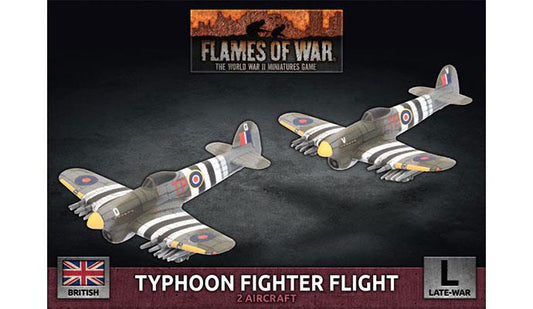 British Typhoon Fighter Flight