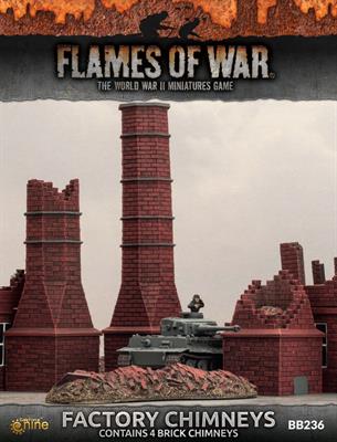 European: Factory Chimneys (x4)