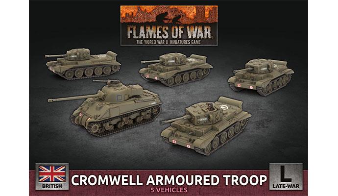 British Cromwell Armoured Troop (Plastic)