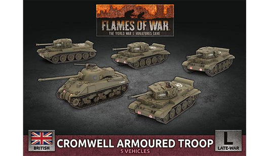 British Cromwell Armoured Troop (Plastic)