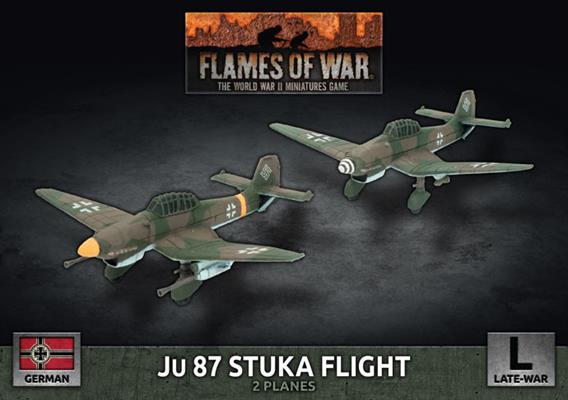 German Ju 87 Stuka Flight (x2 Plastic)