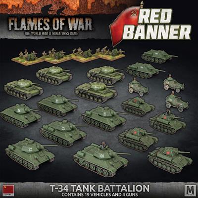Soviet Red Banner T-34 Tank Battalion Army Deal