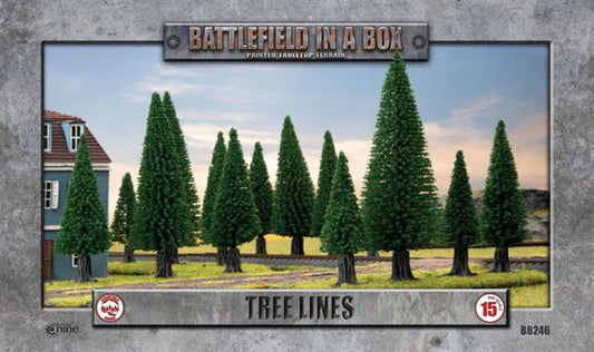 BIAB: Tree Lines (x4) Full Painted Terrain