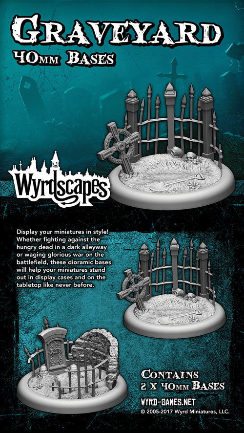 Wyrdscape Graveyard 30mm-50mm bases