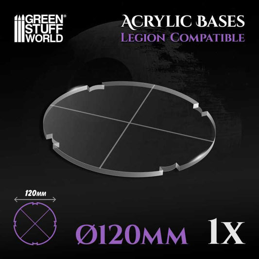 Acrylic Bases - Round 120 mm (Legion)