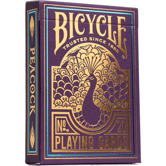 Bicycle Purple Peacock Playing Cards