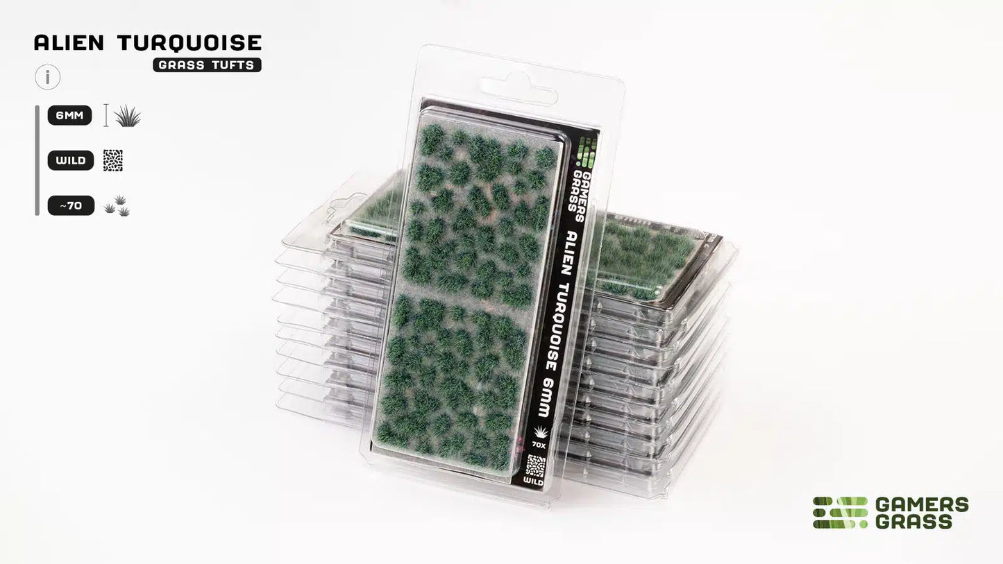 Gamer's Grass - Alien Turquoise 6mm