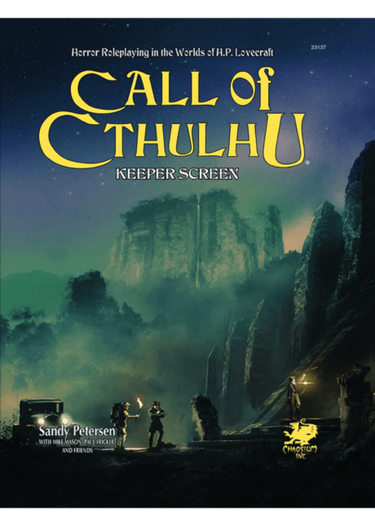 Call of Cthulu 7e: Keeper Screen Pack