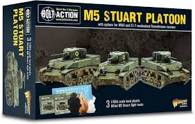 M5 Stuart platoon