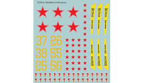 Soviet Decal Set (WWIII x4 Sheets)