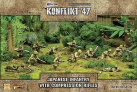 Japanese Infantry with compression rifles
