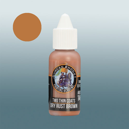 Two Thin Coats - Dry Rust Brown