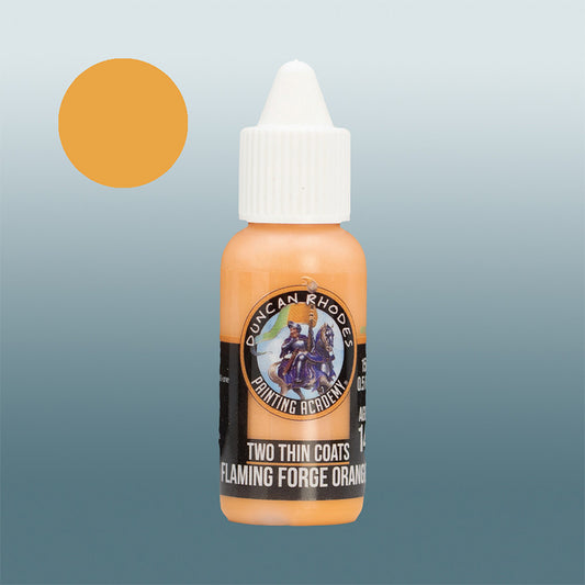 Two Thin Coats - Flaming Forge Orange