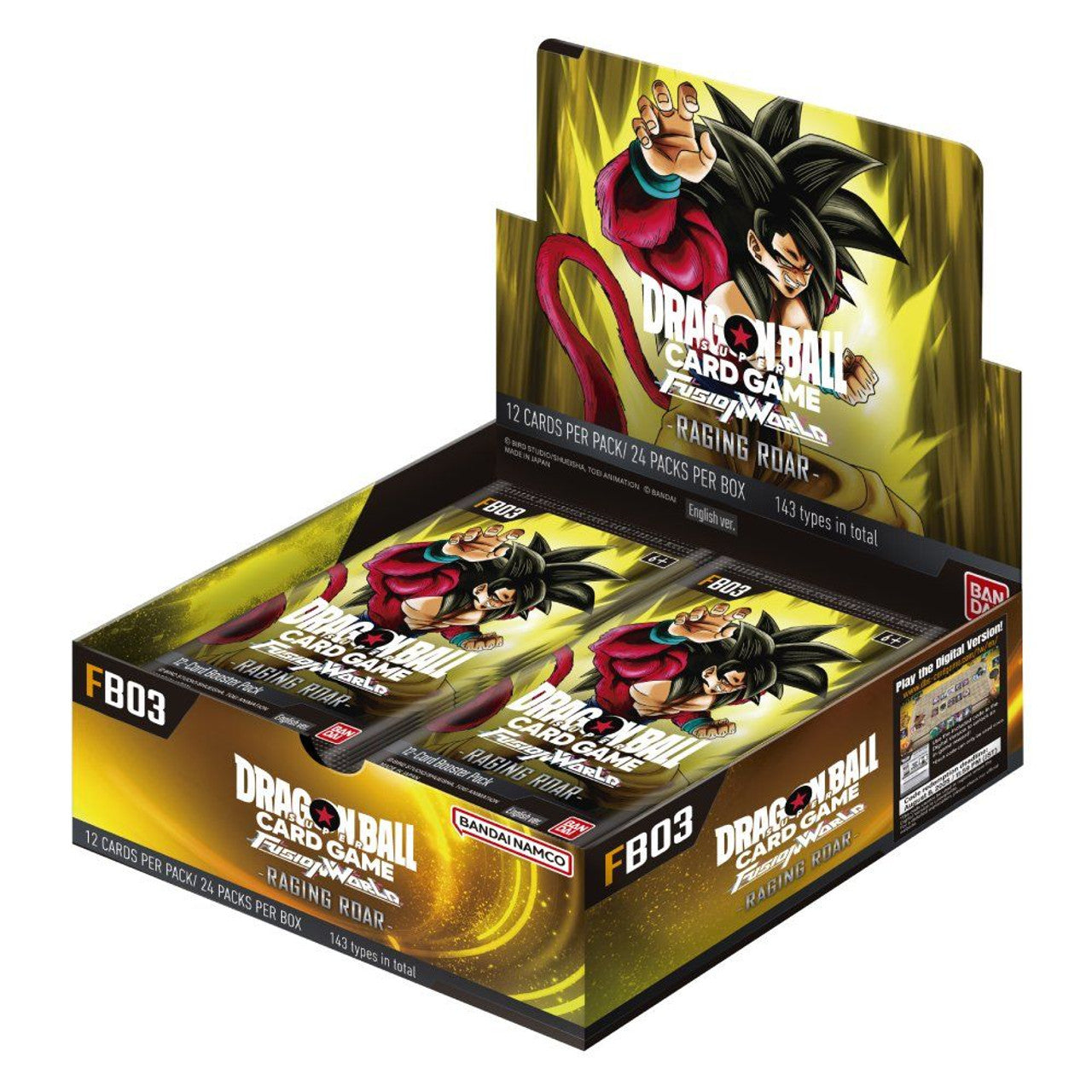 Dragon Ball Super Card Game: Fusion World - Raging Roar Booster Box