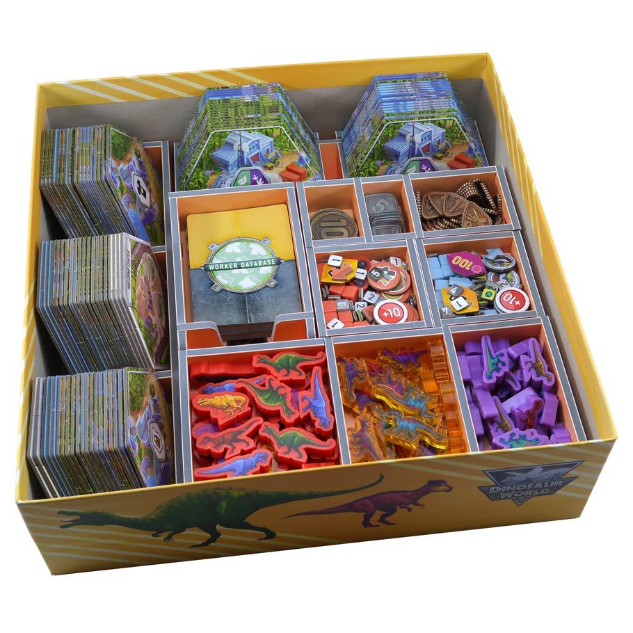 Box Insert: Color: Dinosaur World