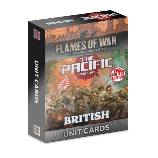 The Pacific: British, Australian & Indian Unit Cards
