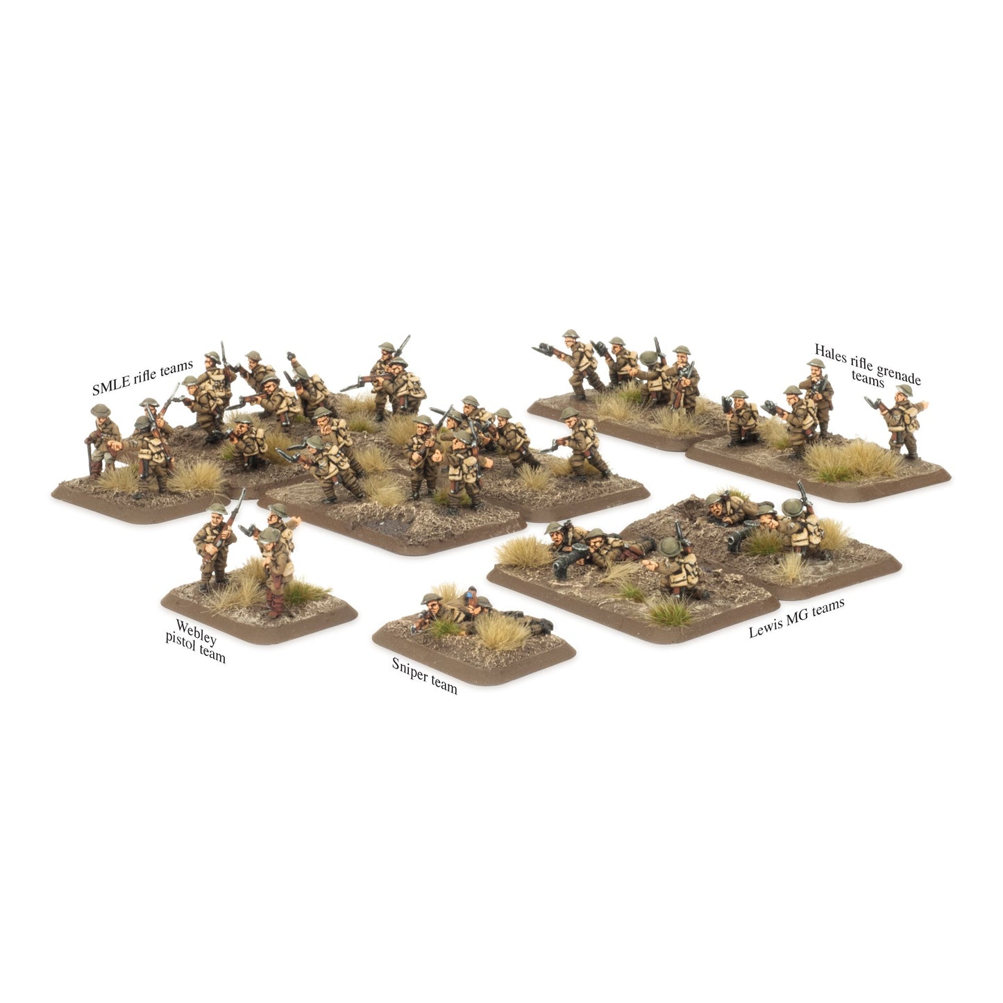 Great War British Rifle Platoon