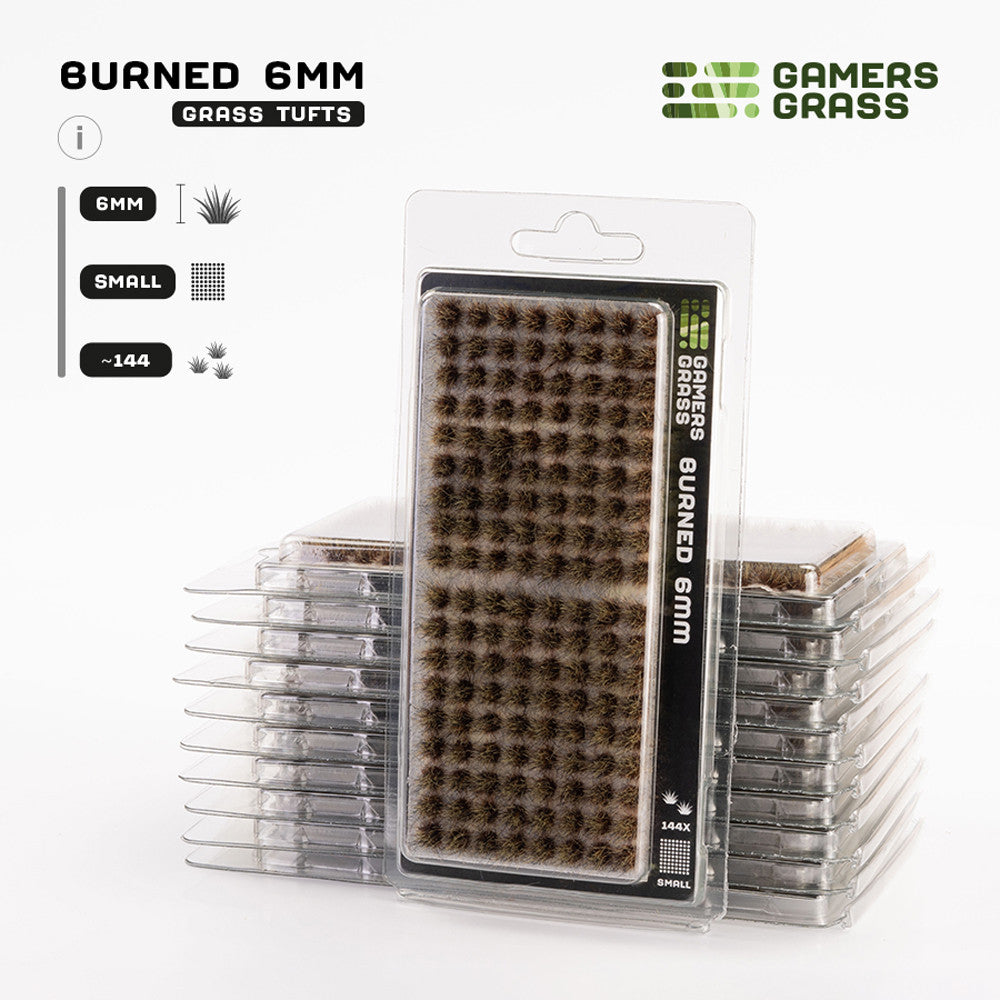 Gamer's Grass - Burned Tufts 6mm - Small
