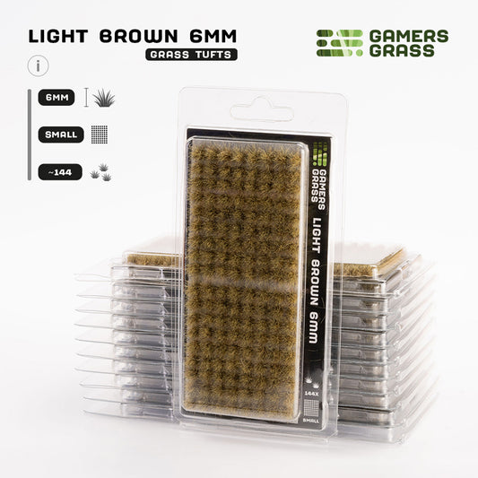 Gamer's Grass - Light Brown 6mm - Small
