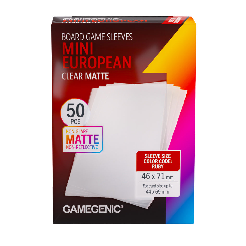 PRIME Sleeves: Mini European (Ruby)