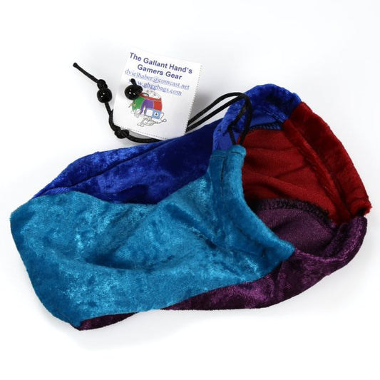 Dice Bag: Velvet: Jester Colors