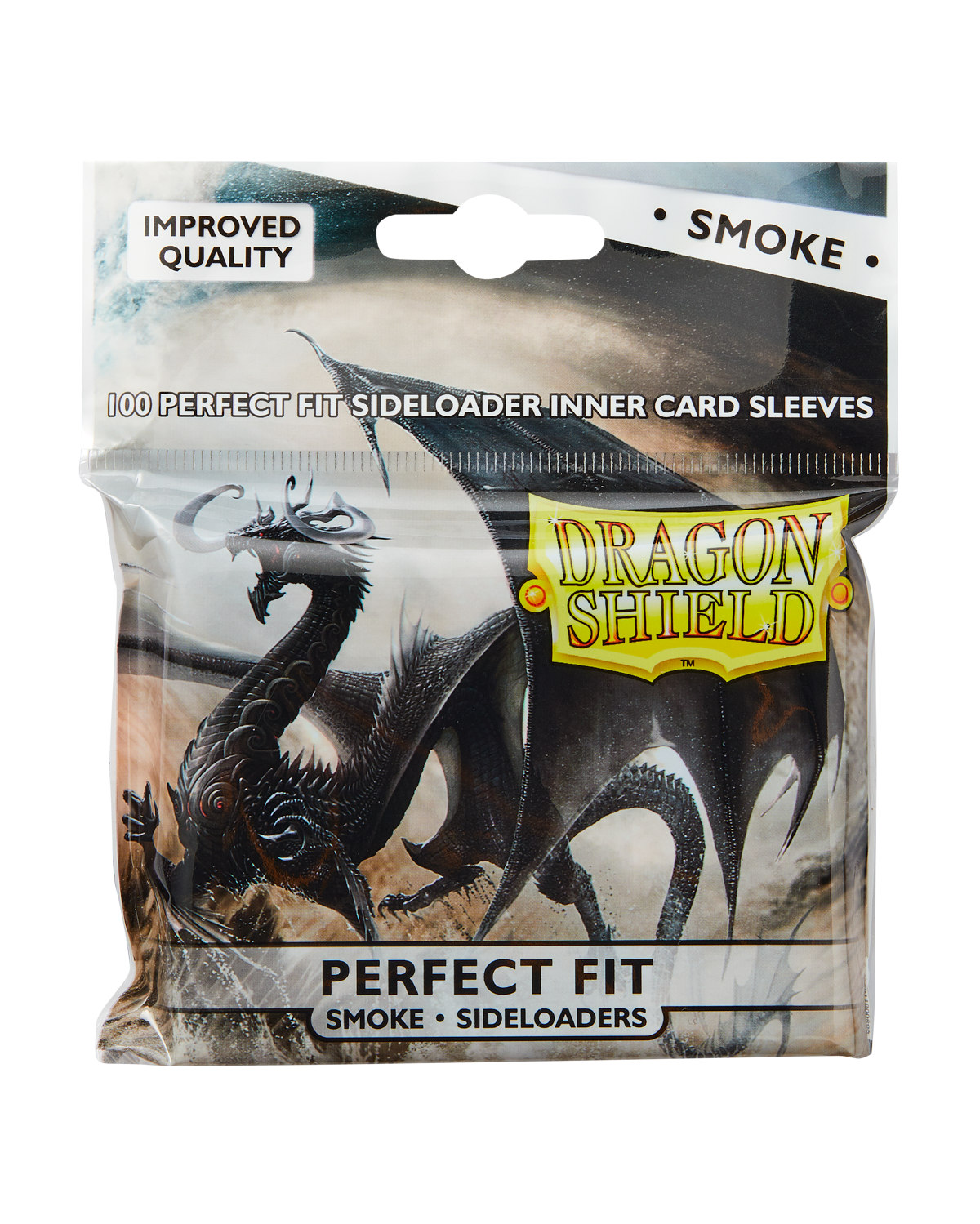 Dragon Shield 100ct Bag Perfect Fit Side Load Smoke